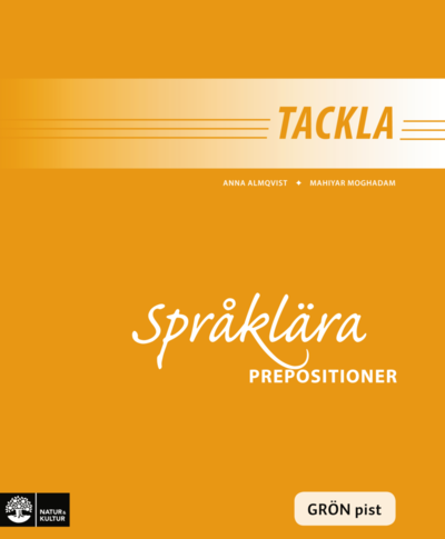 Cover for Mahiyar Moghadam · Tackla: Tackla Språklära Prepositioner Blå pist (Book) (2008)