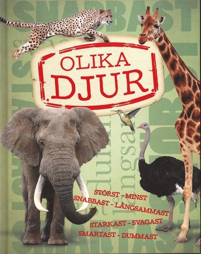 Cover for Camilla de la Bédoyère · Olika djur (Innbunden bok) (2011)