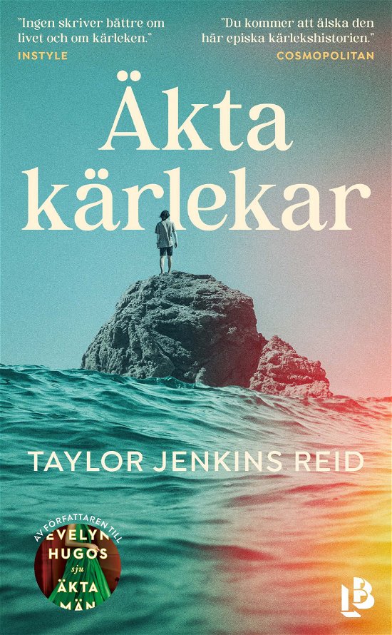 Cover for Taylor Jenkins Reid · Äkta kärlekar (Pocketbok) (2023)