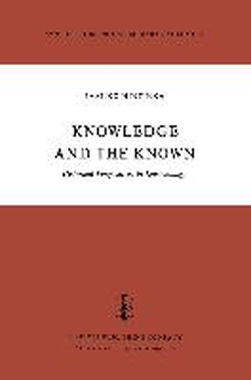 Cover for Jaakko Hintikka · Knowledge and the Known: Historical Perspectives in Epistemology - Synthese Historical Library (Pocketbok) [Softcover reprint of the original 1st ed. 1991 edition] (2011)