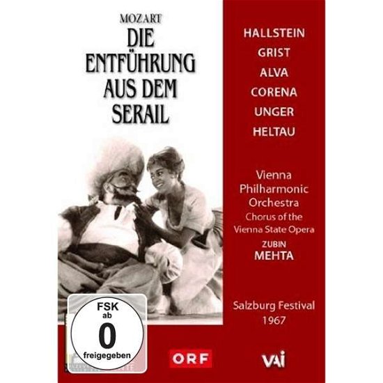 Die Entfuhrung Aus Dem Serail - Die Entfuhrung Aus Dem Serail - Films - VAI - 0089948452195 - 15 juin 2010