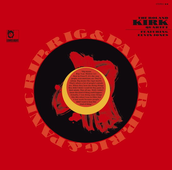 Cover for Roland Kirk Quartet · Rip. Rig &amp; Panic (LP) [Gatefold edition] (2025)