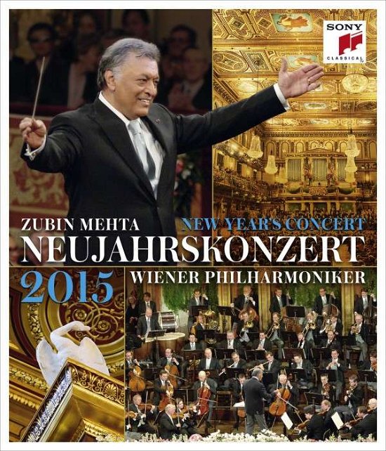 Cover for Vienna Philharmonic and Zubin Mehta · New Year's Concert 2015 (Blu-ray) (2015)