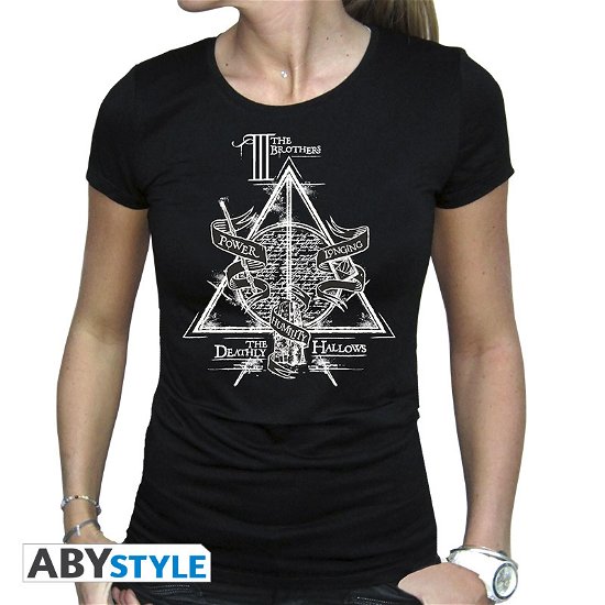 Cover for T-Shirt Frauen · HARRY POTTER - Tshirt Deathly Hallows woman SS b (MERCH) (2019)