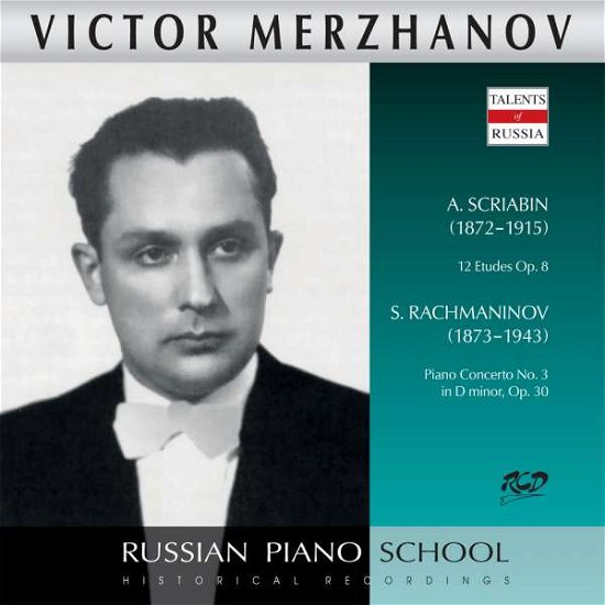 Cover for Merzhanov Victor · Scriabin - 12 Etudes Op. 8 - Rachmaninov - Piano Concerto No. 3 (CD)
