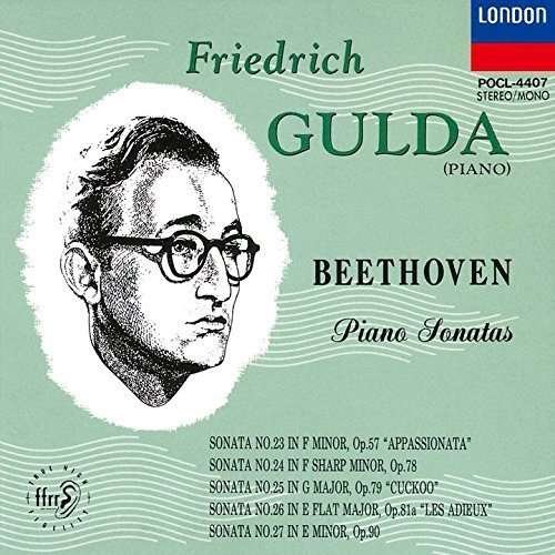 Cover for Friedrich Gulda · Beethoven: Piano Sonatas 23 &amp; 24 (CD) (2015)