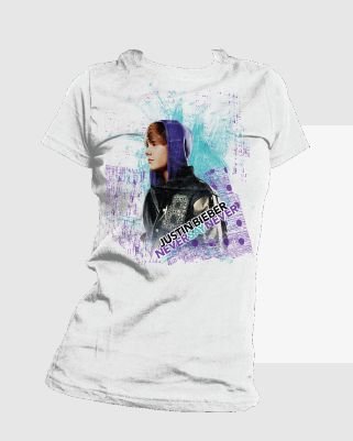 Cover for Justin Bieber · Never Say Never (T-shirt) [size L] (2011)