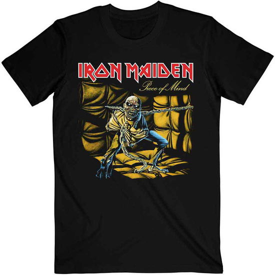 Iron Maiden Unisex T-Shirt: Piece of Mind - Iron Maiden - Koopwaar - Global - Apparel - 5055295345195 - 