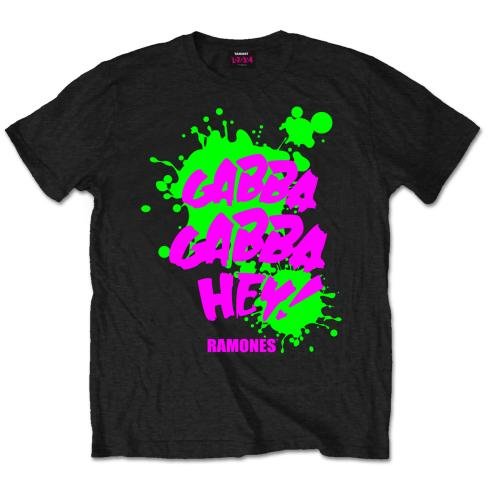 Ramones Unisex T-Shirt: Gabba Gabba Hey - Ramones - Mercancía - ROFF - 5055295390195 - 19 de enero de 2015