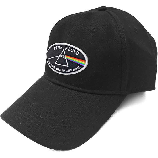 Cover for Pink Floyd · Pink Floyd Unisex Baseball Cap: The Dark Side of the Moon White Border (TØJ) [Black - Unisex edition]