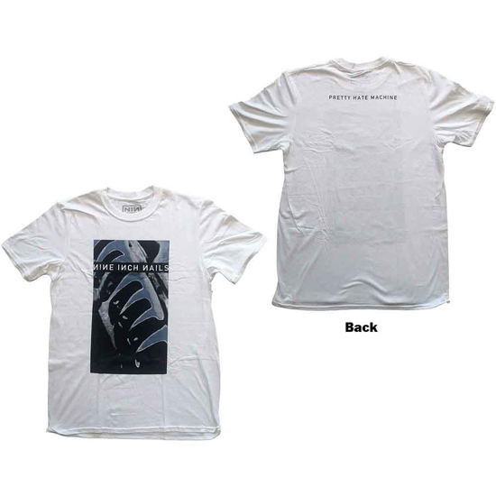 Nine Inch Nails Unisex T-Shirt: Pretty Hate Machine (Back Print) - Nine Inch Nails - Merchandise -  - 5056368688195 - 