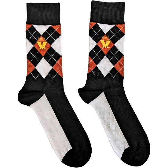 Cover for Madness · Madness Unisex Ankle Socks: Crown &amp; M Brown Diamond (UK Size 7 - 11) (Klær) [size M]