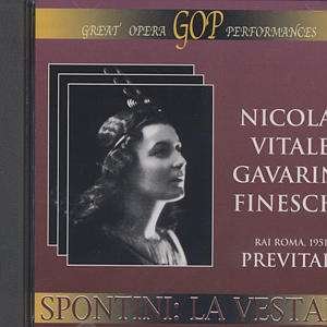 Cover for G. Spontini · La Vestale (CD) (2005)