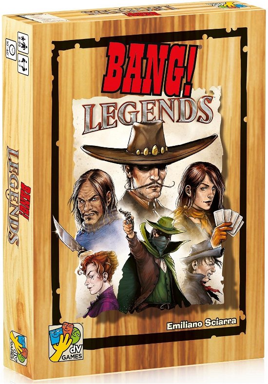 Cover for Dv Giochi: Bang! · Legends (MERCH)