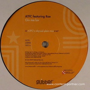 Cover for Atfc · Giv Me Luv (12&quot;) (2009)