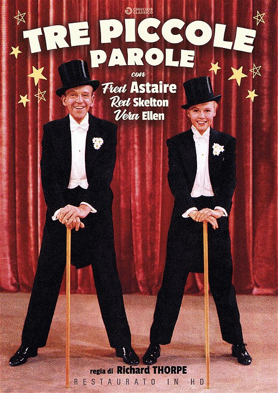 Cover for Astaire, Dahl, Reynolds, Skelton, Ellen · Tre Piccole Parole (Restaurato In Hd) (DVD) (2020)