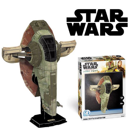 Star Wars the Mandalorian Boba Fett's Starfighter 3D Puzzle - Star Wars - Merchandise - WORLDBRANDS - 8436598031195 - 