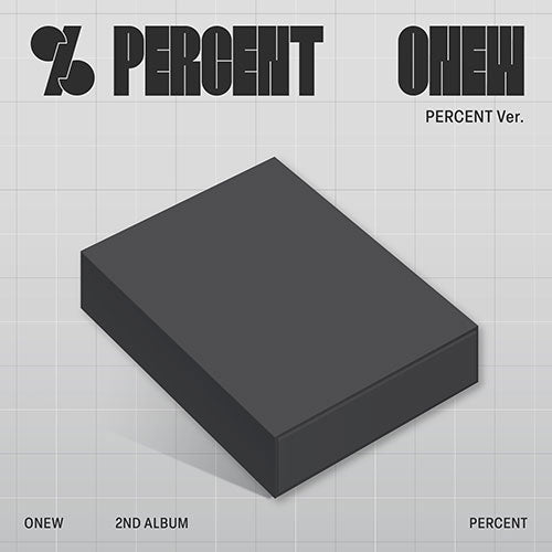 Cover for ONEW · Percent (Digital Code + Merch) [Percent edition] (2025)