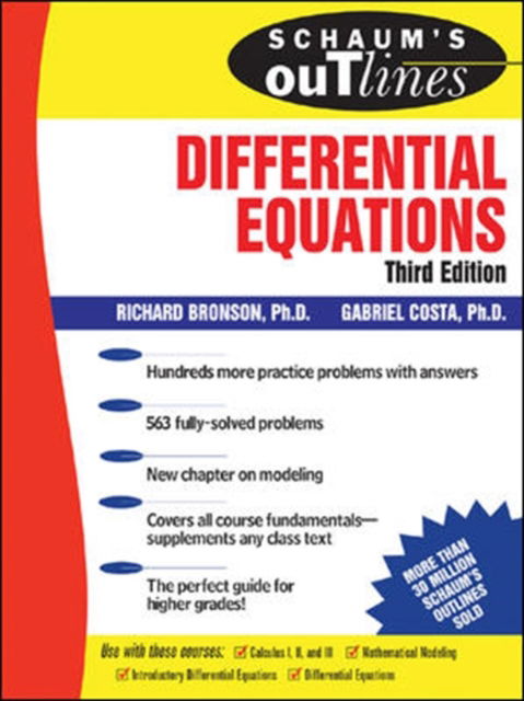 Cover for Richard Bronson · Schaum's Outline of Differential Equations (Paperback Book) (1993)