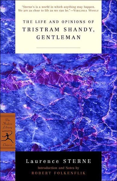 Cover for Laurence Sterne · The Life and Opinions of Tristram Shandy, Gentleman - Modern Library Classics (Paperback Book) (2004)