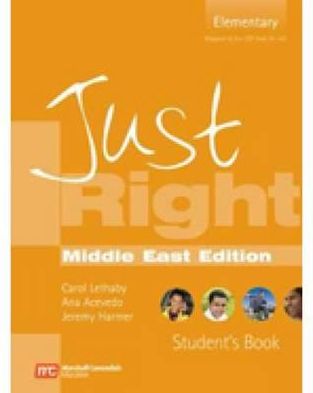 Cover for Carol Lethaby · Just Right Bre Me Elem Sb + Grammar / Audio CD Insert (Paperback Book) [Student edition] (2008)