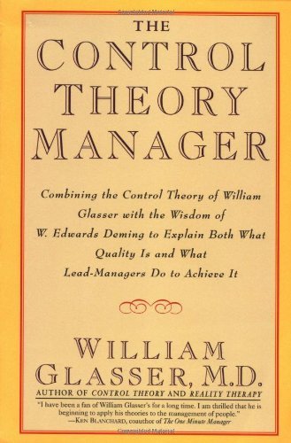 Cover for Glasser, William, M.D. · The Control Theory Manager (Pocketbok) (1994)
