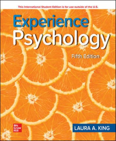 Cover for Laura King · Experience Psychology ISE (Paperback Book) (2021)