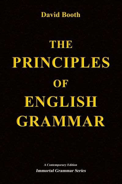 Cover for David Booth · The Principles of English Grammar (Paperback Book) (2012)