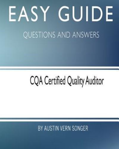 Cover for Austin Vern Songer · Easy Guide (Paperback Book) (2017)