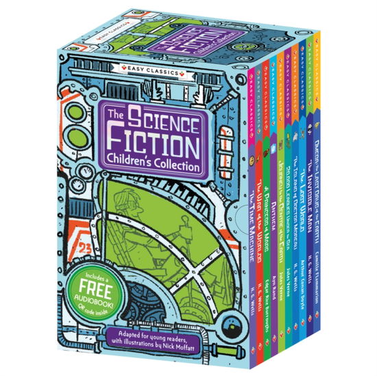 Cover for Ned Hartley · Sci-Fi Classics Children's Collection: 10 Book Box Set - The Science Fiction Children's Classics Collection (Book) (2025)