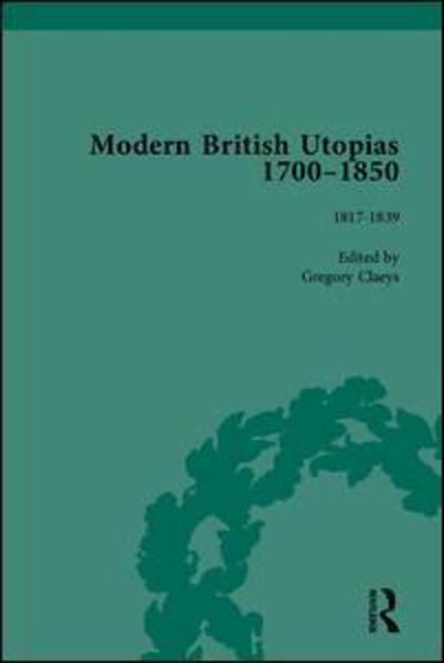 Cover for Gregory Claeys · Modern British Utopias, 1700-1850 (Bog) (1997)