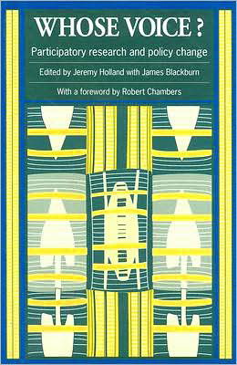 Cover for Jeremy Holland · Whose Voice?: Participatory research and policy change (Paperback Book) (1998)