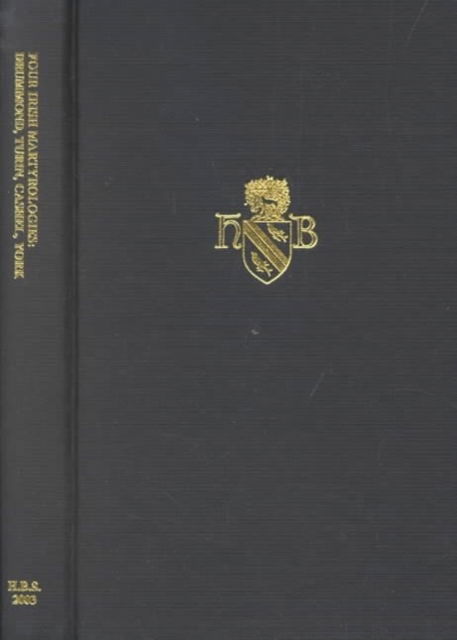 Cover for Padraig O Riain · Four Irish Martyrologies: Drummond, Turin, Cashel, York - Henry Bradshaw Society (Hardcover Book) (2003)