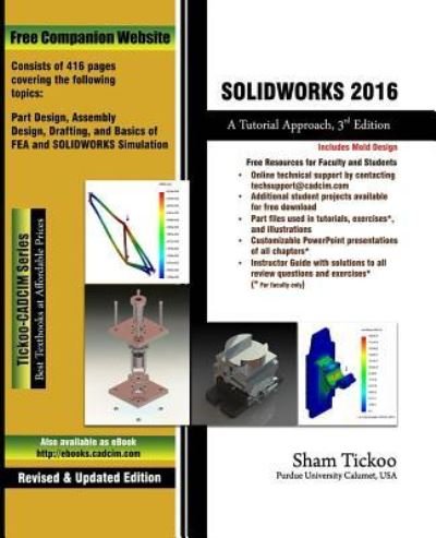 Cover for Prof Sham Tickoo Purdue Univ · Solidworks 2016 (Paperback Bog) (2016)