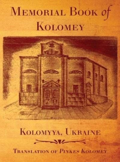 Cover for Jonathan Wind · Memorial Book of Kolomey (Hardcover bog) (2021)