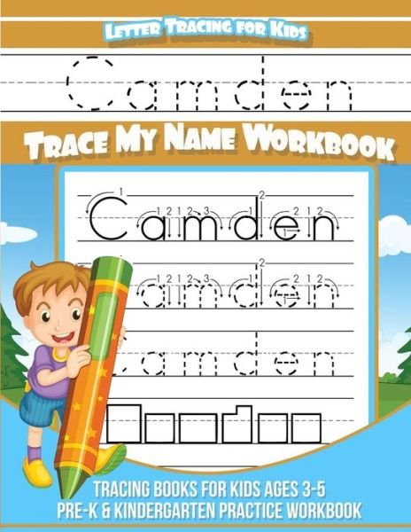Cover for Camden Books · Camden Letter Tracing for Kids Trace My Name Workbook (Paperback Bog) (2018)