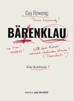 Cover for Guy Rewenig · Bärenklau (Book) (2024)