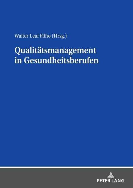 Cover for Walter Leal Filho · Qualitatsmanagement in Gesundheitsberufen (Paperback Book) (2022)