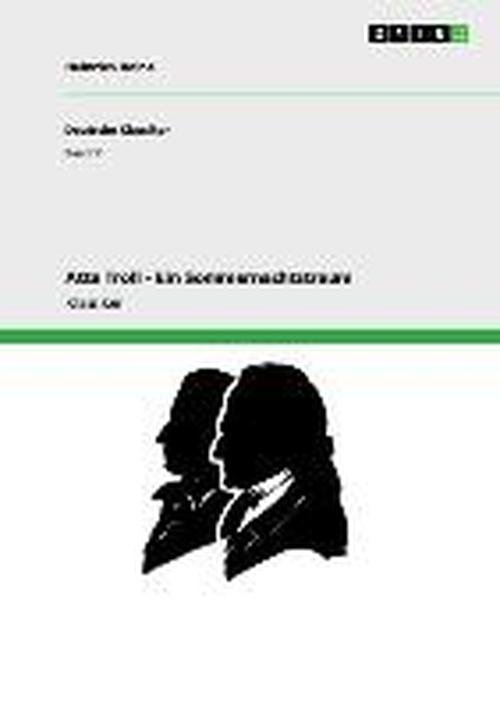 Atta Troll - Ein Sommernachtstraum - Heinrich Heine - Bøger - GRIN Verlag - 9783640257195 - 30. januar 2009