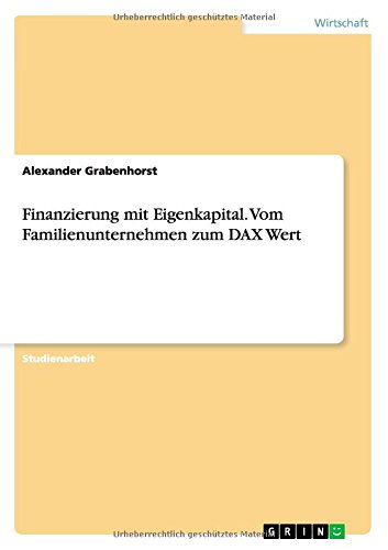 Cover for Meister · Finanzierung mit Eigenkapit (Book) [German edition] (2015)