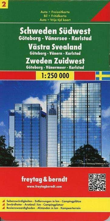 Cover for Freytag &amp; Berndt · Sweden South West - Gothenburg - Vanersee - Karlstad Sheet 2 Road Map 1:250 000 (Landkarten) (2018)