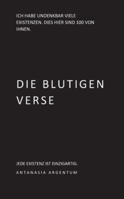 Cover for Argentum · Die blutigen Verse (Bog) (2020)