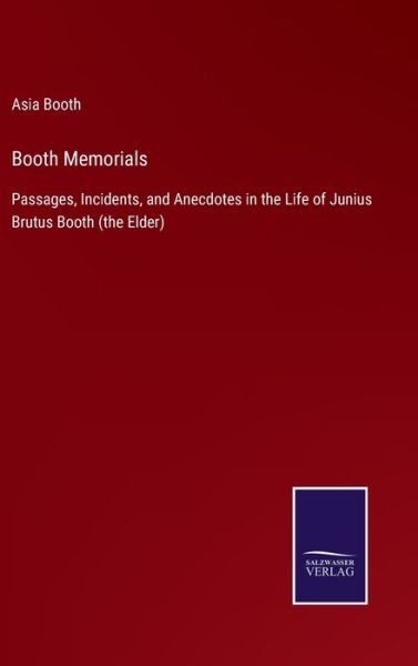 Cover for Asia Booth · Booth Memorials (Hardcover bog) (2022)