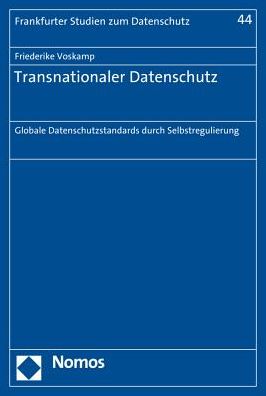 Cover for Voskamp · Transnationaler Datenschutz (Buch) (2015)