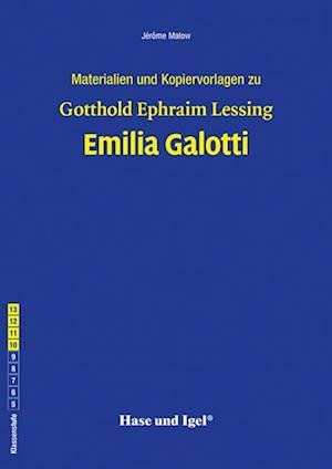Cover for Gotthold Ephraim Lessing · Emilia Galotti. Begleitmaterial (Pocketbok) (2022)