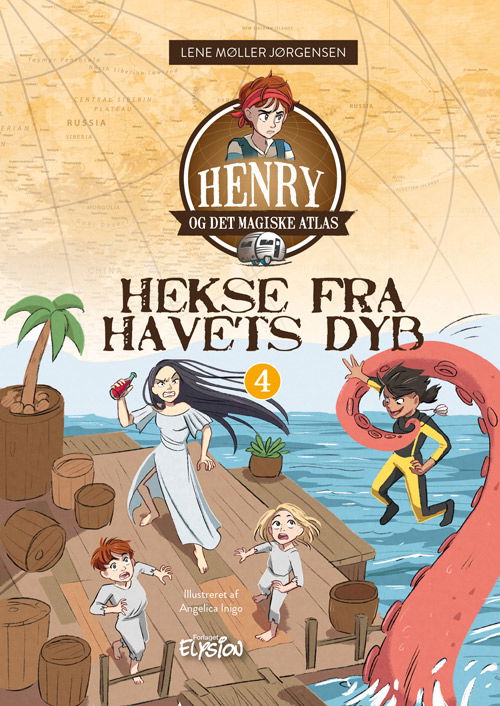 Cover for Lene Møller Jørgensen · Henry og det magiske atlas: Hekse fra havets bund (Hardcover Book) [1. Painos] (2022)