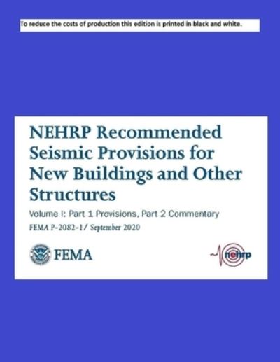 Cover for Fema · NEHRP (National Earthquake Hazards Reduction Program) Recommended Seismic Provisions (Paperback Book) (2020)