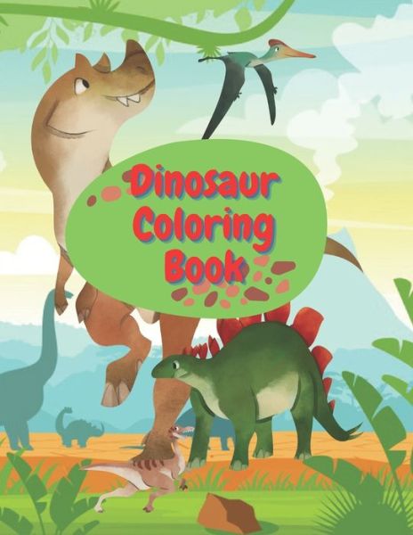 Cover for Steven Olson · Dinosaur Coloring Book (Bok) (2021)