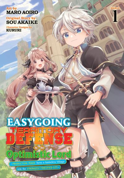 Cover for Sou Akaike · Easygoing Territory Defense by the Optimistic Lord: Production Magic Turns a Nameless Village into the Strongest Fortified City (Manga) Vol. 1 - Easygoing Territory Defense by the Optimistic Lord: Production Magic Turns a Nameless Village into the Stronge (Paperback Book) (2024)