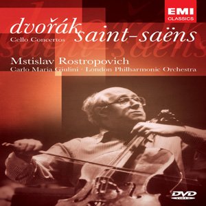 Dvorak/ Saint-saens: Cello Con - Rostropovich / Giulini / Londo - Filmes - WEA - 0094635823196 - 3 de setembro de 2014